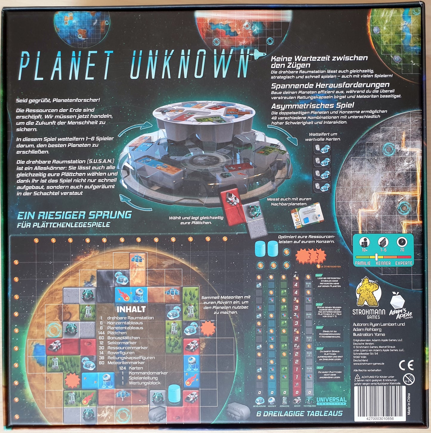 Planet Unknown (DE), Grundspiel