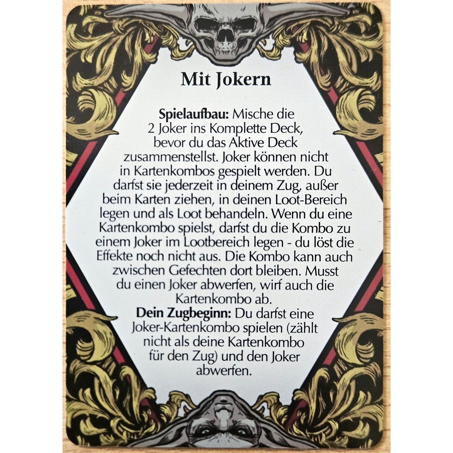 Too Many Bones: Riffle Promo, 2x Jokerkarten (DE), Mini-Erweiterung, Frosted Games