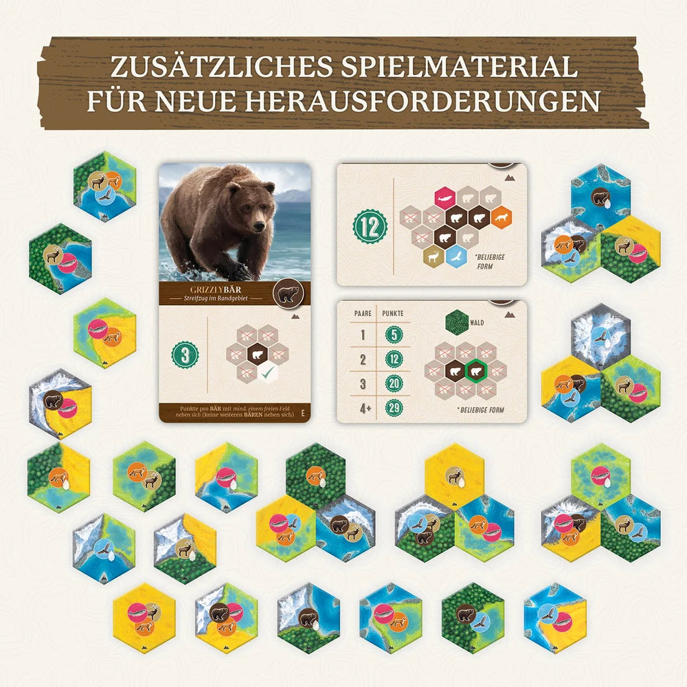 Cascadia: Landmarks (DE), Erweiterung zum Spiel des Jahres 2022, KOSMOS