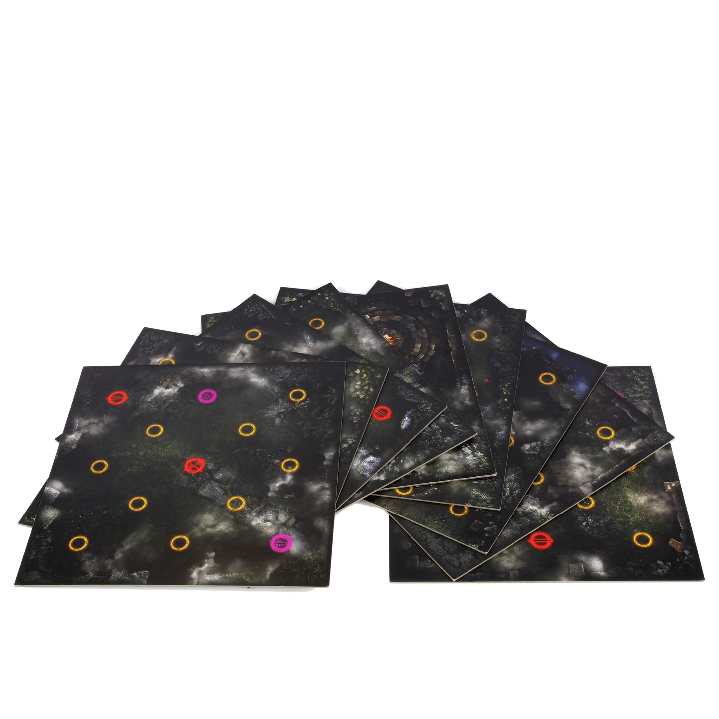 Dark Souls The Board Game: Darkroot Basin and Iron Keep Tile Set, Map Tiles