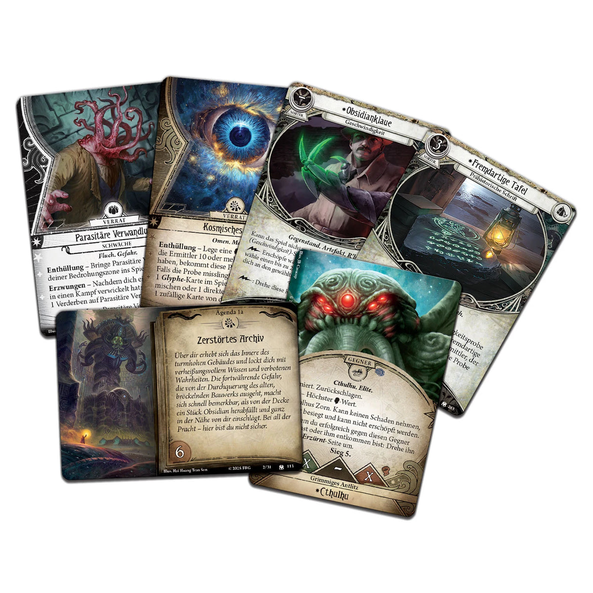 Arkham Horror Das Kartenspiel LCG (DE): Die Versunkene Stadt, Ermittler- & Kampagnen-Erweiterung