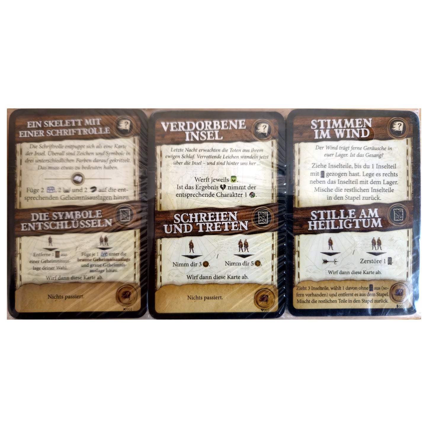 Robinson Crusoe CE: Companion App 330 Karten-Set (DE), physische Karten, Gamefound