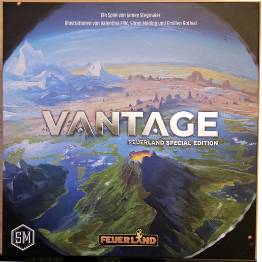 Vantage: Feuerland Special Edition (DE), Brettspiel, gebraucht, Feuerland Spiele