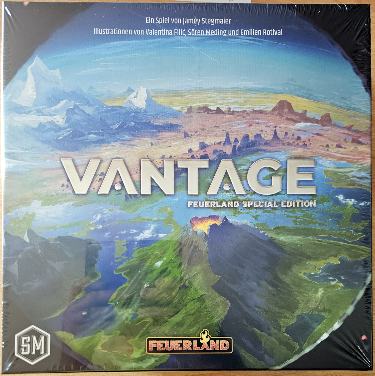 Vantage: Feuerland Special Edition (DE), Brettspiel, ovp, Feuerland Spiele