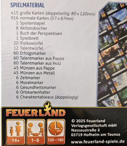 Vantage: Feuerland Special Edition (DE), Brettspiel, ovp, Feuerland Spiele