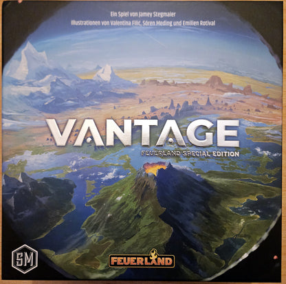 Vantage: Feuerland Special Edition (DE), Brettspiel, gebraucht, Feuerland Spiele