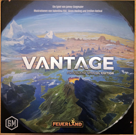Vantage: Feuerland Special Edition (DE), Brettspiel, gebraucht, Feuerland Spiele
