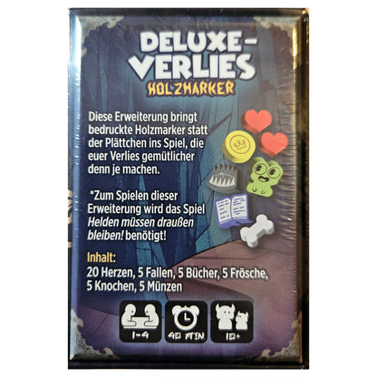 Helden müssen draußen bleiben: Deluxe-Verlies Holzmarker (DE), Deluxe-Ressourcen