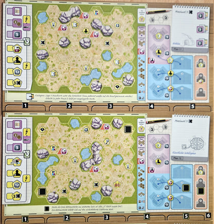 Arche Nova: Zoo Map Pack 1 & 2 (DE), Bundle, Brettspiel-Erweiterung, Feuerland