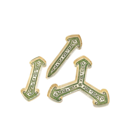 Arkham Horror LCG Das Kartenspiel: 25x Deluxe Acryl Connector Tokens, Gamegenic