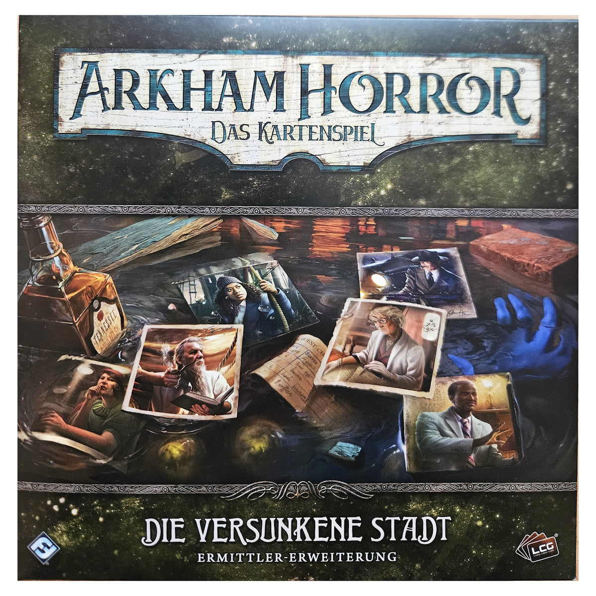 Arkham Horror Das Kartenspiel LCG (DE): Die Versunkene Stadt, Ermittler- & Kampagnen-Erweiterung