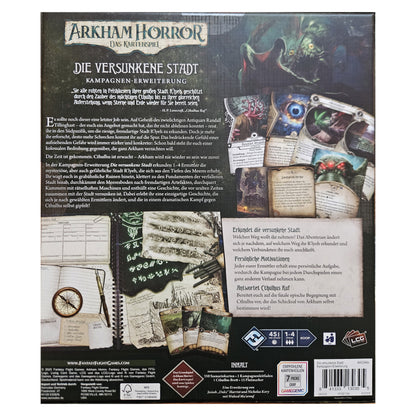 Arkham Horror Das Kartenspiel LCG (DE): Die Versunkene Stadt, Ermittler- & Kampagnen-Erweiterung