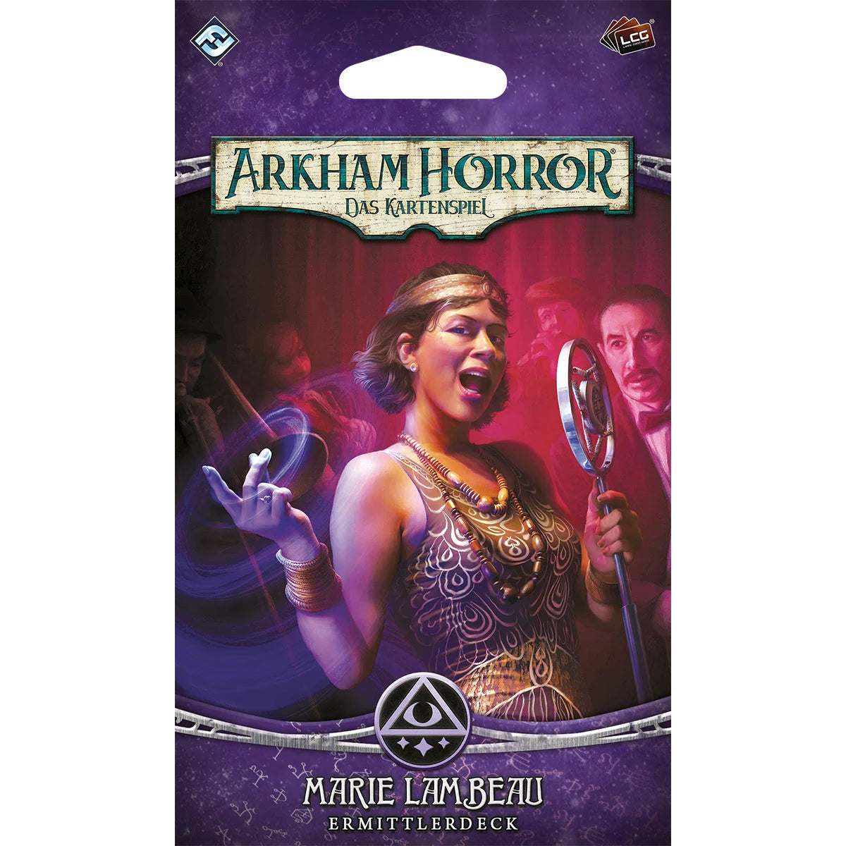Arkham Horror LCG Das Kartenspiel: 5x spielfertige Ermittlerdecks, Erweiterungen