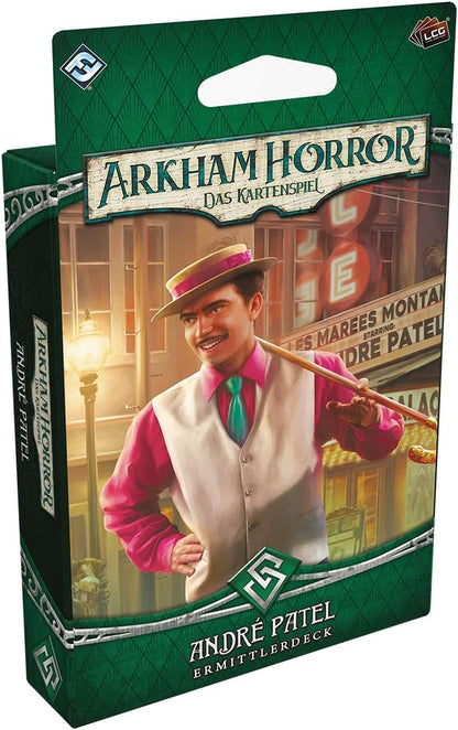 Arkham Horror LCG Das Kartenspiel: 5x spielfertige Ermittlerdecks, Erweiterungen