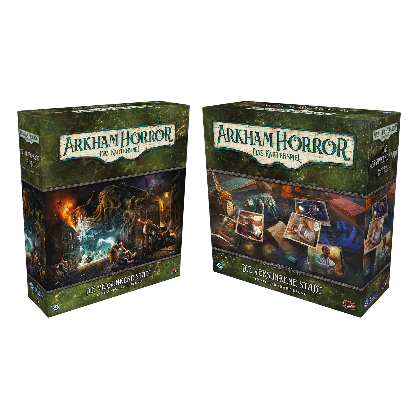 Arkham Horror Das Kartenspiel: Die Versunkene Stadt Bundle: Ermittler- & Kampagnen-Erweiterung