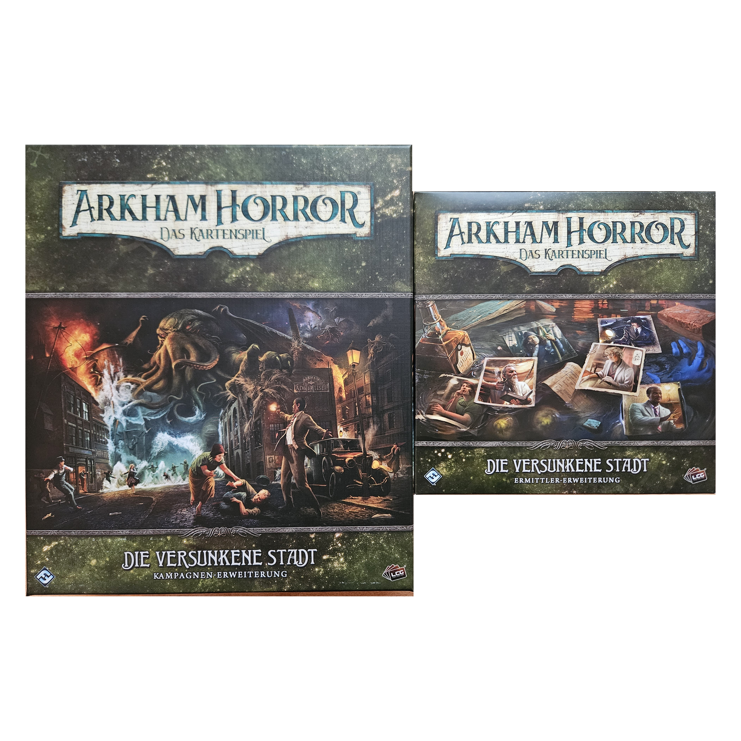 Arkham Horror Das Kartenspiel: Die Versunkene Stadt Bundle: Ermittler- & Kampagnen-Erweiterung