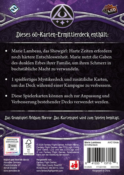 Arkham Horror LCG Das Kartenspiel: 5x spielfertige Ermittlerdecks, Erweiterungen