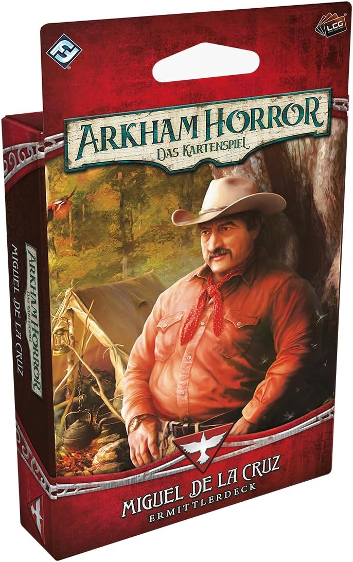 Arkham Horror LCG Das Kartenspiel: 5x spielfertige Ermittlerdecks, Erweiterungen