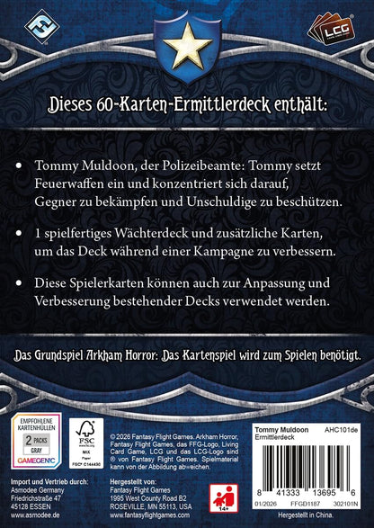 Arkham Horror LCG Das Kartenspiel: 5x spielfertige Ermittlerdecks, Erweiterungen