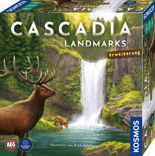 Cascadia: Landmarks (DE), Erweiterung zum Spiel des Jahres 2022, KOSMOS