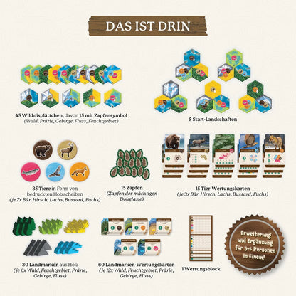 Cascadia: Landmarks (DE), Erweiterung zum Spiel des Jahres 2022, KOSMOS