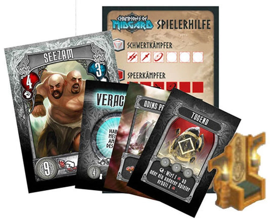 Champions of Midgard (DE): 3x Promo-Pakete, Bundle, Brettspiel, Corax Games
