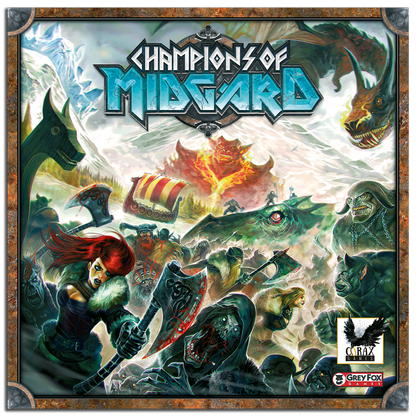 Champions of Midgard (DE) Grundspiel inkl. 3x Promo-Pakete, Brettspiel, Corax Games