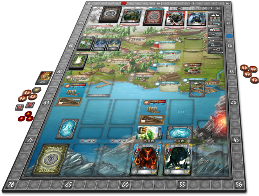 Champions of Midgard (DE) Grundspiel inkl. 3x Promo-Pakete, Brettspiel, Corax Games