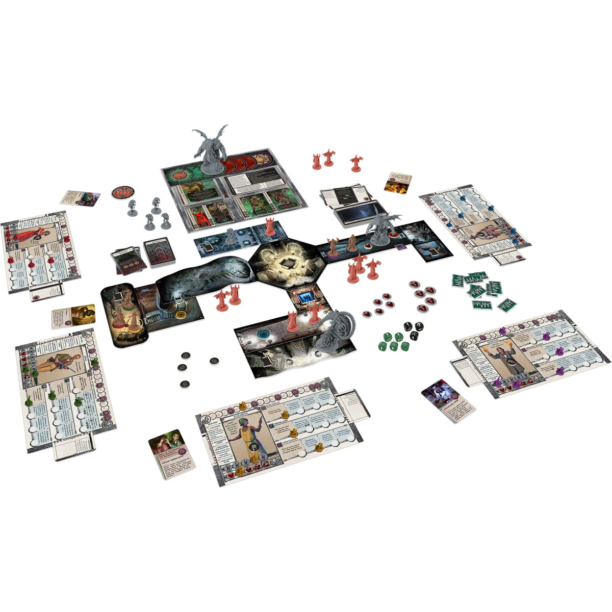 Cthulhu Death May Die: Staffel 1 (DE), Grundspiel, CMON/Asmodee