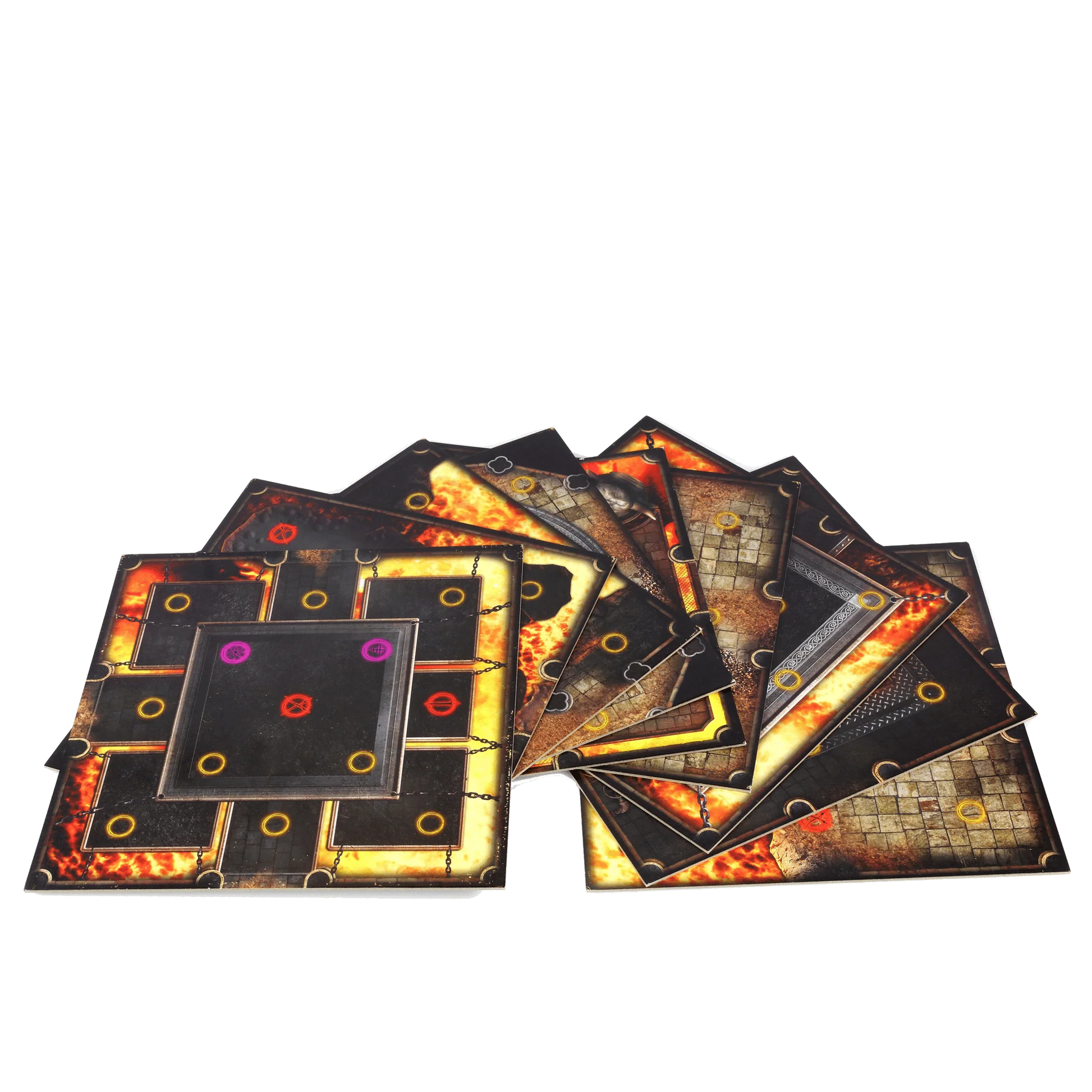 Dark Souls The Board Game: Darkroot Basin and Iron Keep Tile Set, Map Tiles 2