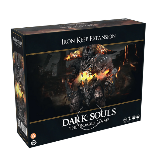 Dark Souls The Board Game: Iron Keep Expansion, Box Front