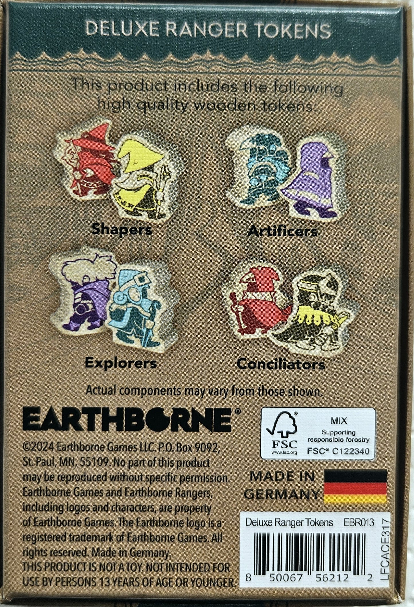 Deluxe Wooden Ranger Tokens (Holzmarker-Upgrade)