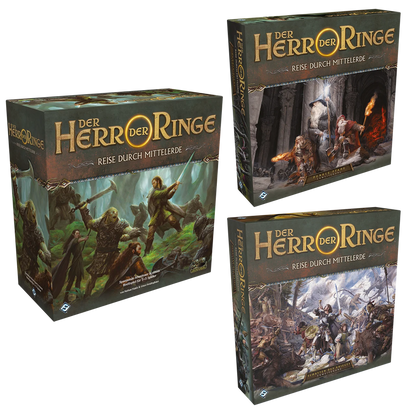 Der Herr der Ringe: Reise durch Mittelerde (DE) Bundle, Grundspiel & 2 große Erweiterungen