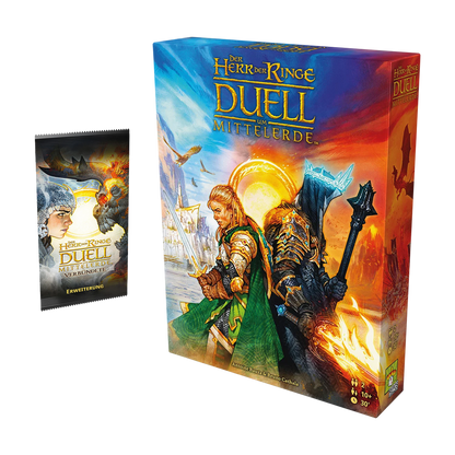 Der Herr der Ringe: Duell um Mittelerde (DE): Bundle mit der Erweiterung Verbündete, Brettspiel, Repos Production