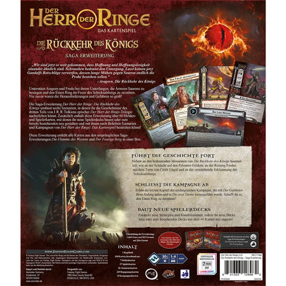 Der Herr der Ringe: Das Kartenspiel LCG (DE): Bundle mit 3 Saga-Erweiterungen: Die Gefährten, Die Zwei Türme, Die Rückkehr des Königs