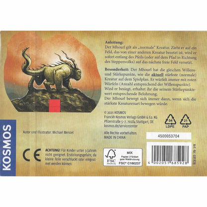 Die Legenden von Andor - Der Mhourl, Rückseite