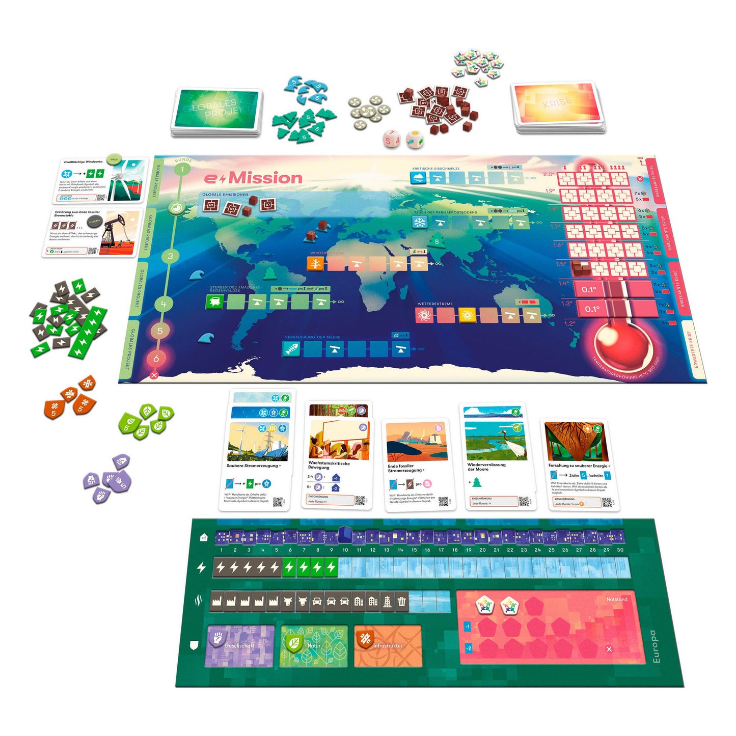 e-Mission (DE), Kennerspiel des Jahres 2024, Brettspiel, Umweltspiel, eMission