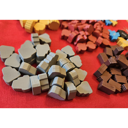 Emberleaf: Bag’o’Upgrades, Deluxe-Ressourcen-Erweiterung, 131 Holz-Token&-Marker