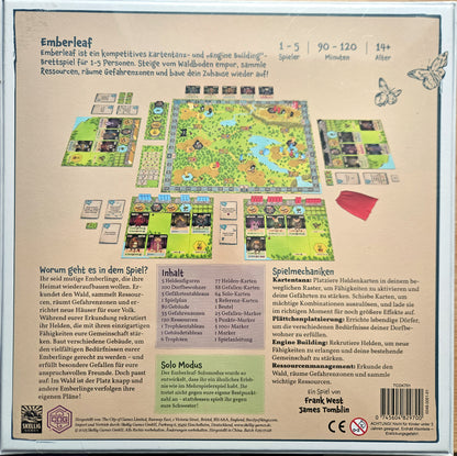 Emberleaf Grundspiel (DE), Skellig Games, Kennerspiel, Abenteuer