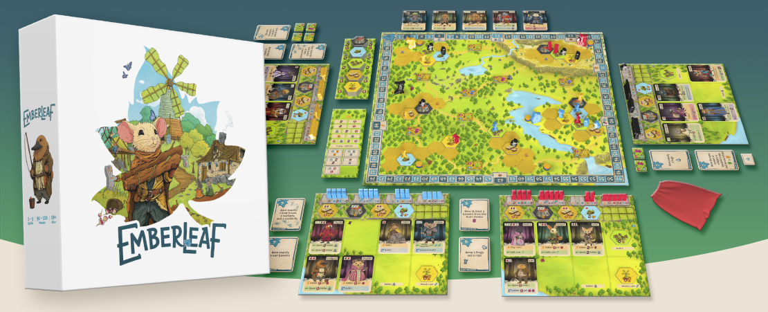 Emberleaf Grundspiel (DE), Skellig Games, Kennerspiel, Abenteuer