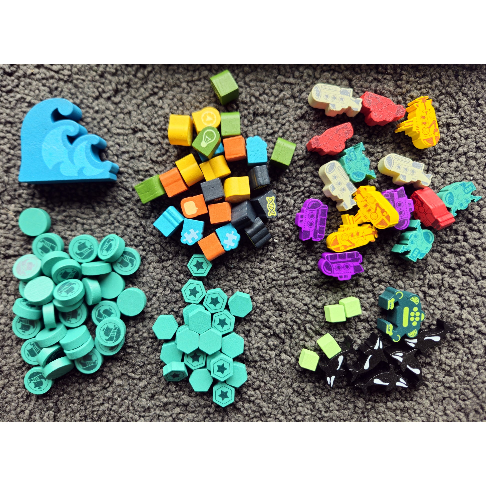 Endeavor die Tiefsee: Deluxe-Erweiteiterung, Spielmarker