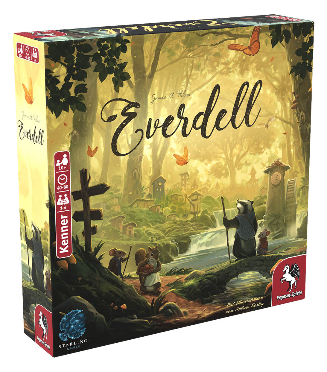Everdell Grundspiel, Deutsche Ausgabe, 3D-Box