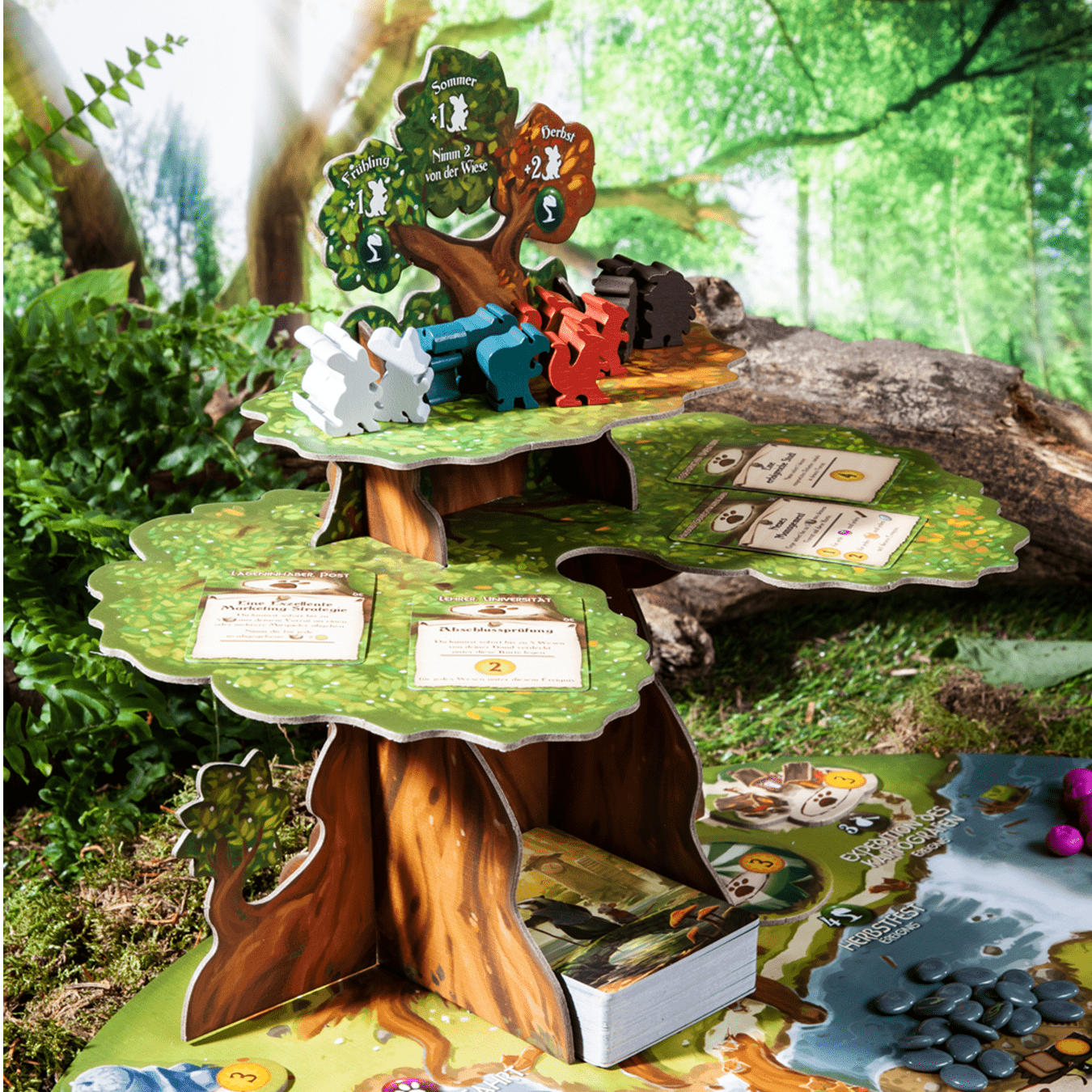 Everdell Grundspiel, Deutsche Ausgabe, Spielszene1