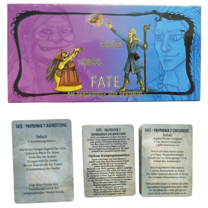 4 Erweiterungen für "Fate: Die Verteidiger von Grimheim", deutsch, Brettspiel