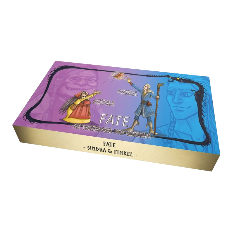 Fate: Die Verteidiger von Grimheim: Sindra & Finkel Heldenerweiterung, Cover 3D