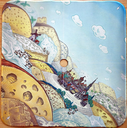 Fromage: Deluxe Upgrades: 108 Holz-Tokens & Lazy Susan Playmat