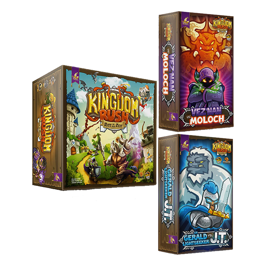 Kingdom Rush: Riss in der Zeit (DE), Bundle, +2 Helden-Erweiterungen
