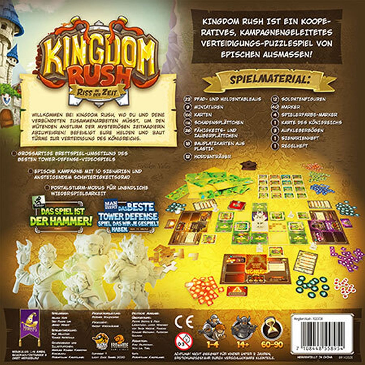 Kingdom Rush: Riss in der Zeit (DE), Bundle, +2 Helden-Erweiterungen