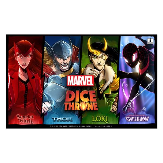 Marvel Dice Throne: Scarlet Witch, Thor, Loki & Spider-Man (DE)