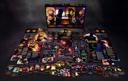 Marvel Dice Throne: Captain Marvel, Black Panther, Doctor Strange & Black Widow (DE)